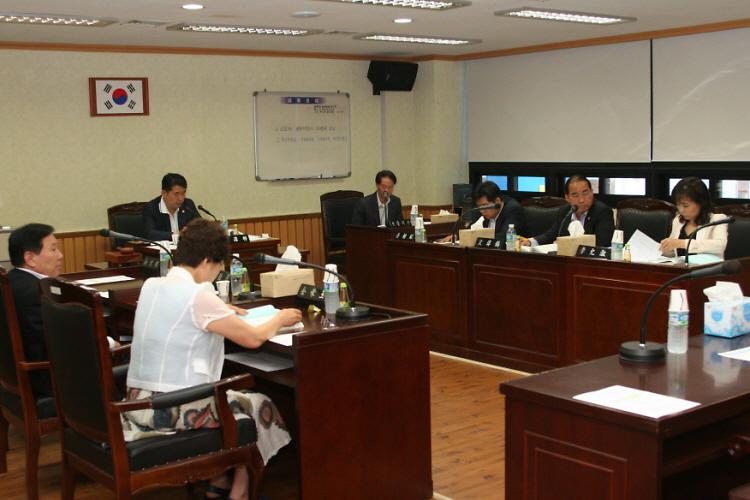 복지도시위원회 개최 사진