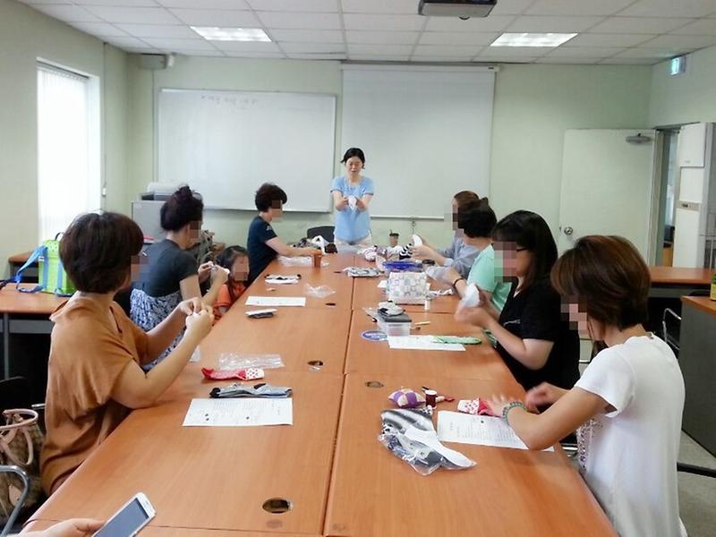 여름방학 특강(양말인형 공예) 사진