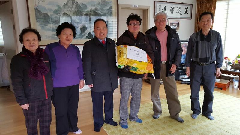 명절(설)맞이 관내 경로당 방문 사진