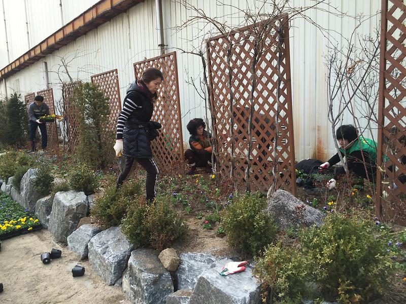 에코시티 초화심기 사진
