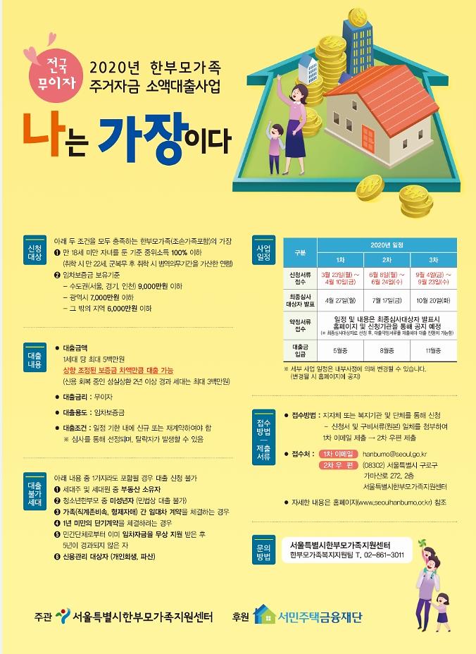붙임_3._2020년_한부모가족_주거자금_소액대출사업_포스터.jpg 이미지