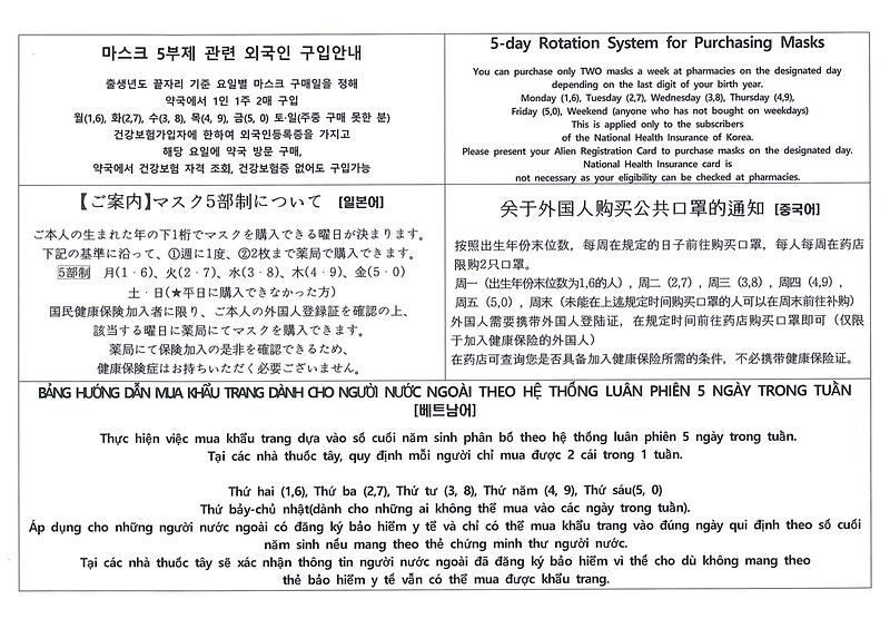 마스크_5부제_구매_안내(국문,영문,일문,중문,베트남어).jpg 이미지