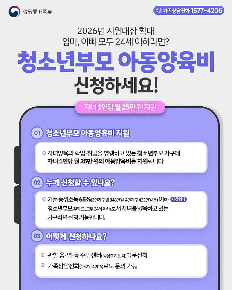 2026년_청소년부모-아동양육비.jpg 이미지