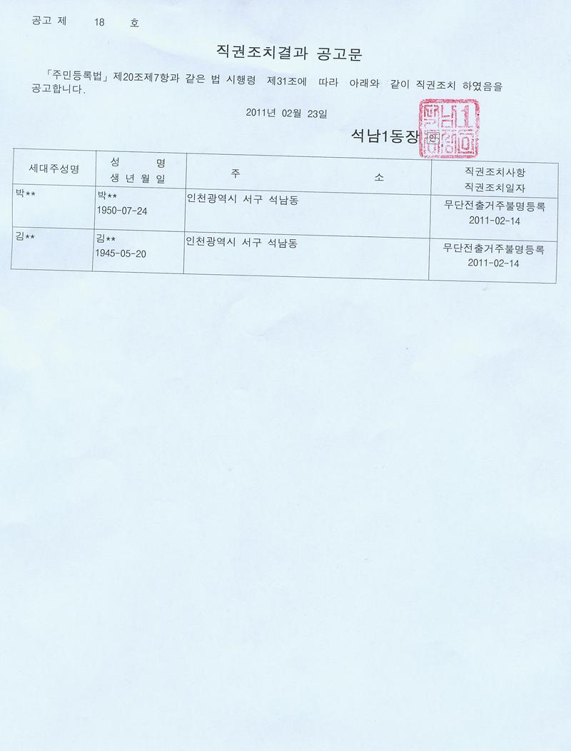 직권조치결과공고문(2011223~315).jpg 이미지