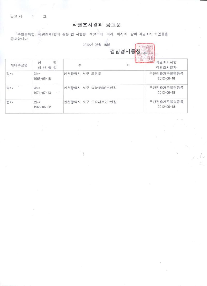 주민등록무단전출(거주불명등록)자에대한 직권조치결과공고.jpg 이미지