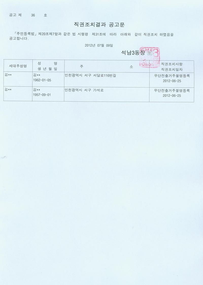 직권조치결과공고문(20120709)001.jpg 이미지