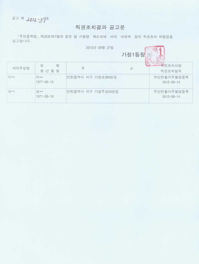 직권조치결과공고문(20120927).jpg 이미지