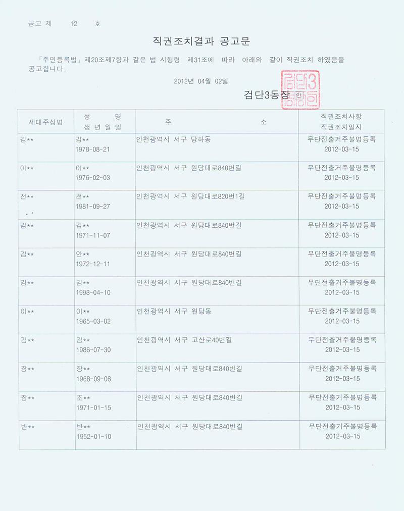직권조치 결과 공고문_3.jpg 이미지