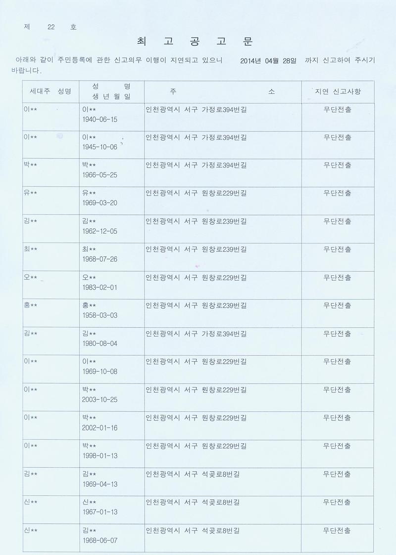 2014일제정리 최고공고문1(2014.04.18).jpg 이미지