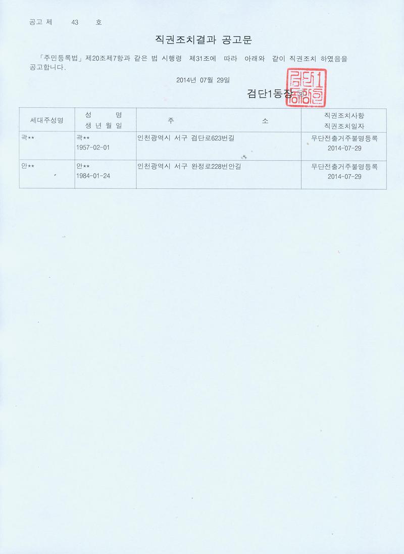 직권조치결과 공고문(140729).jpg 이미지