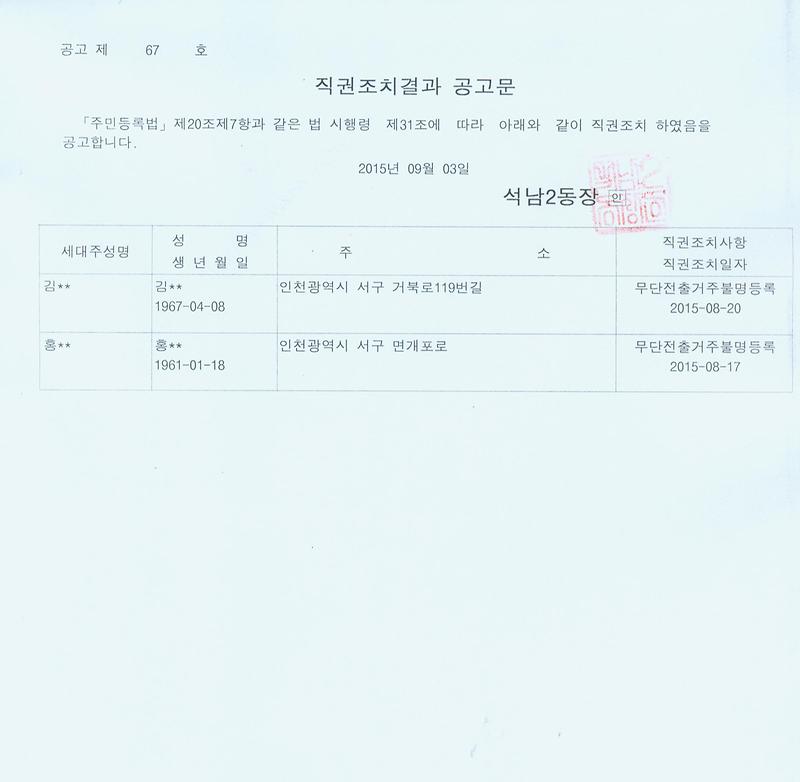 직권조치결과공고문(20150903).jpg 이미지