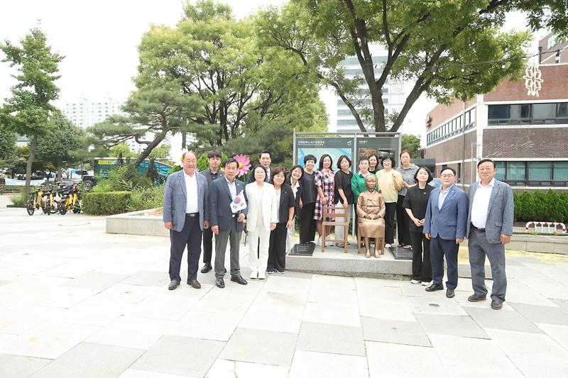 서해구, 광복절 앞두고 평화의 소녀상 의미 되새겨 사진