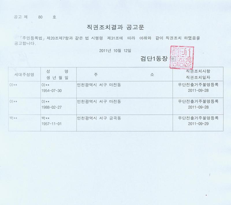 직권조치공고문(이00외2세대)-111012.jpg 이미지