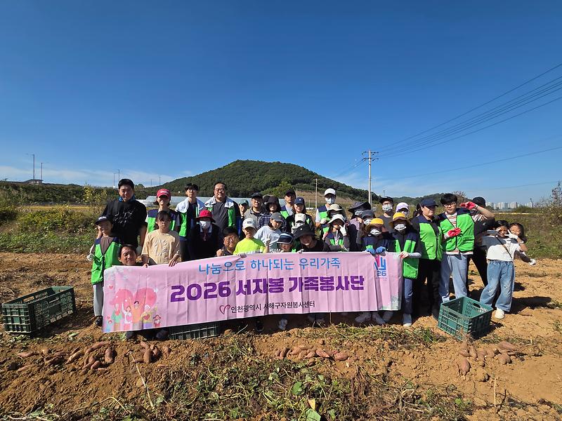 9._서해구자원봉사센터,_가족봉사단_40명_농번기_일손_돕기…고구마_수확_체험도_함께.jpg 이미지